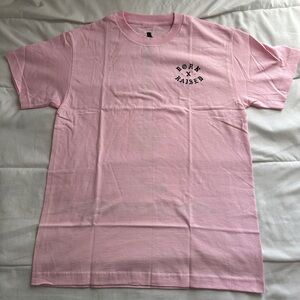 BORN X RAISED Pink Graphic Short Sleeve Tee